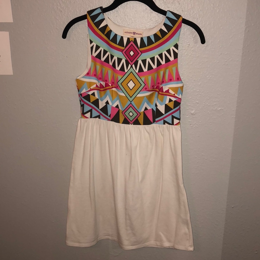 Multicolored sun dress from altar’d state!